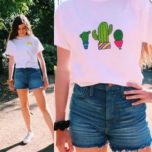 Madewell High Rise Denim Cutoff Shorts Glenoaks Wash 24 NWT